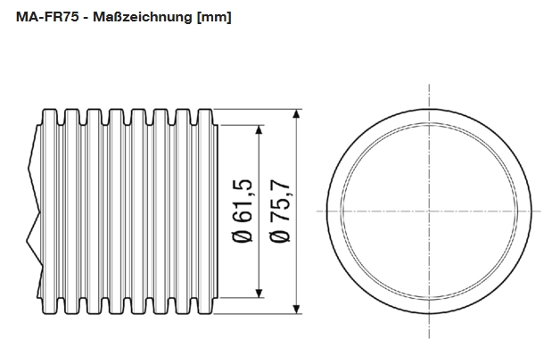 Maico Flexible duct MA-FR75