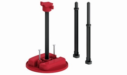 Zehnder Installation set TVA-P DN 125, for Concrete installation