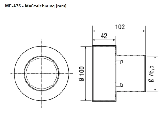 Maico Valve adapter MF-A75