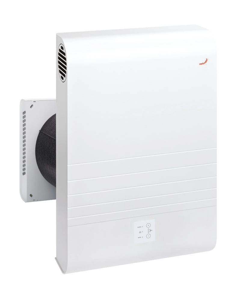 Zehnder Komfort-Lüftungsgerät ComfoAir 70 mit Außenwandhaube aus Edelstahl
