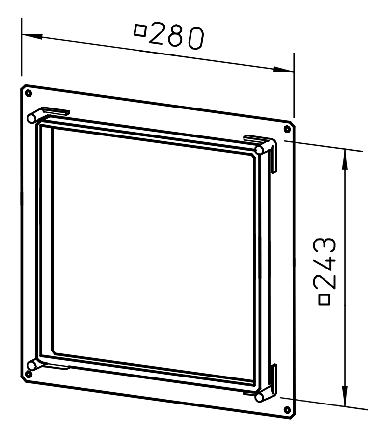 Helios Pre-wall adapter ELS-VA
